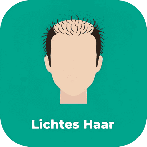 Lichtes Haar